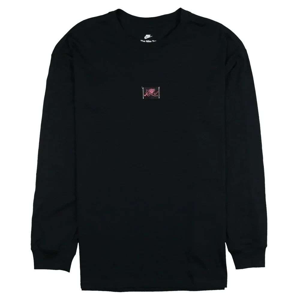 NIKE Sportswear Love Is In The Air Long Sleeve Shirt XL Black Loose IO9760 010